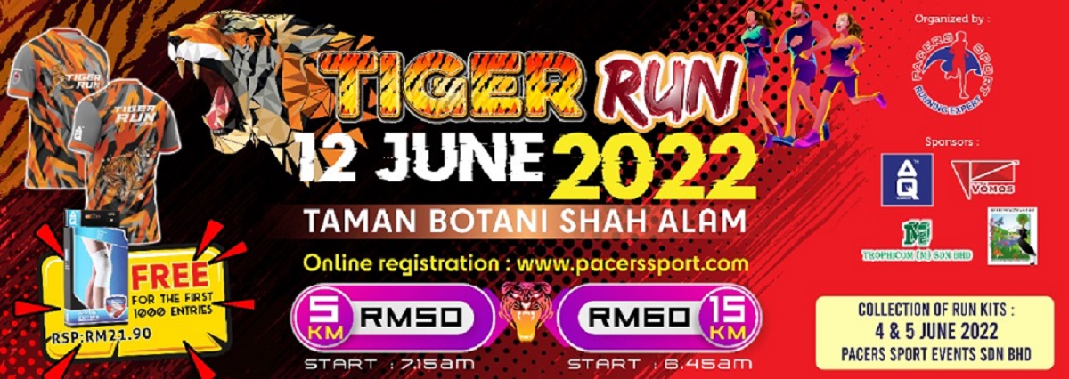 Tiger Run 2022 Banner